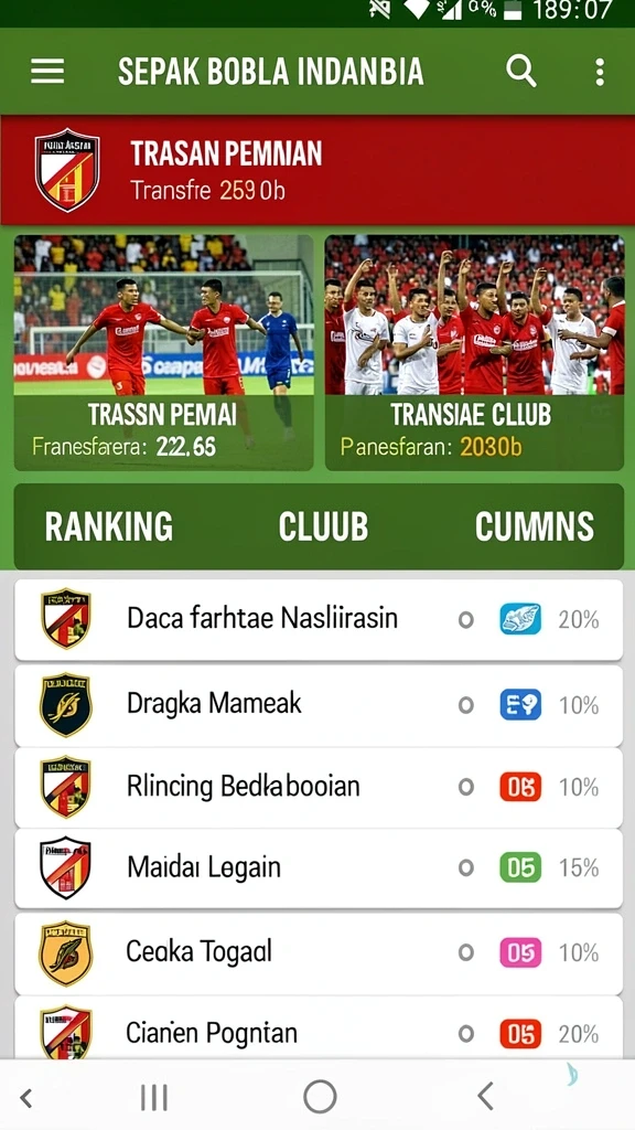 55rp - Tampilan antarmuka pengguna yang menarik dan intuitif.