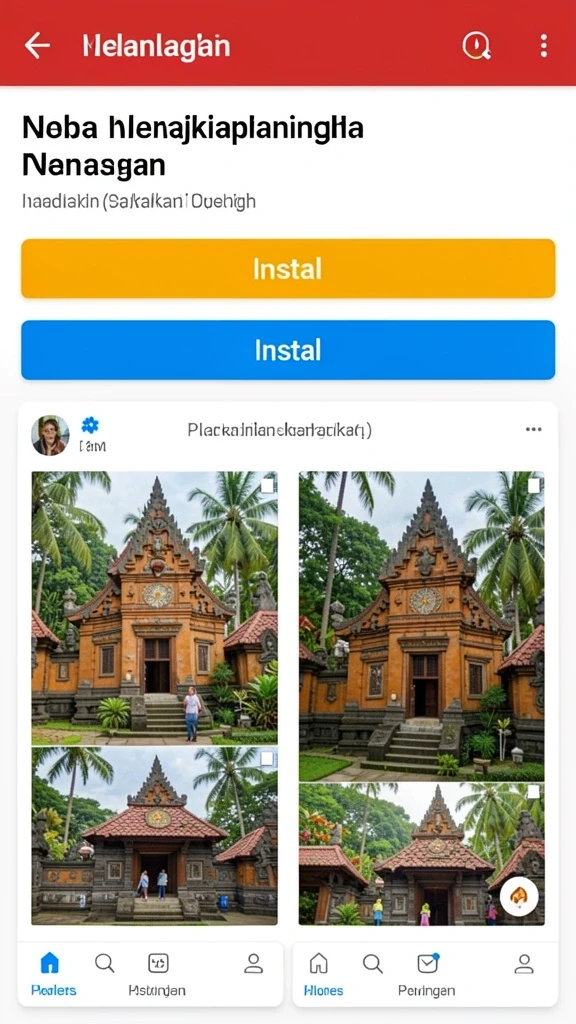 ceritoto - Screenshot menunjukkan karakter utama dalam petualangan.