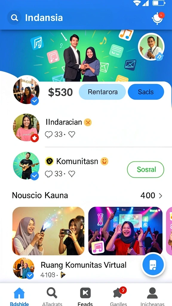 gn777 - Antarmuka pengguna yang bersih dan mudah dinavigasi.